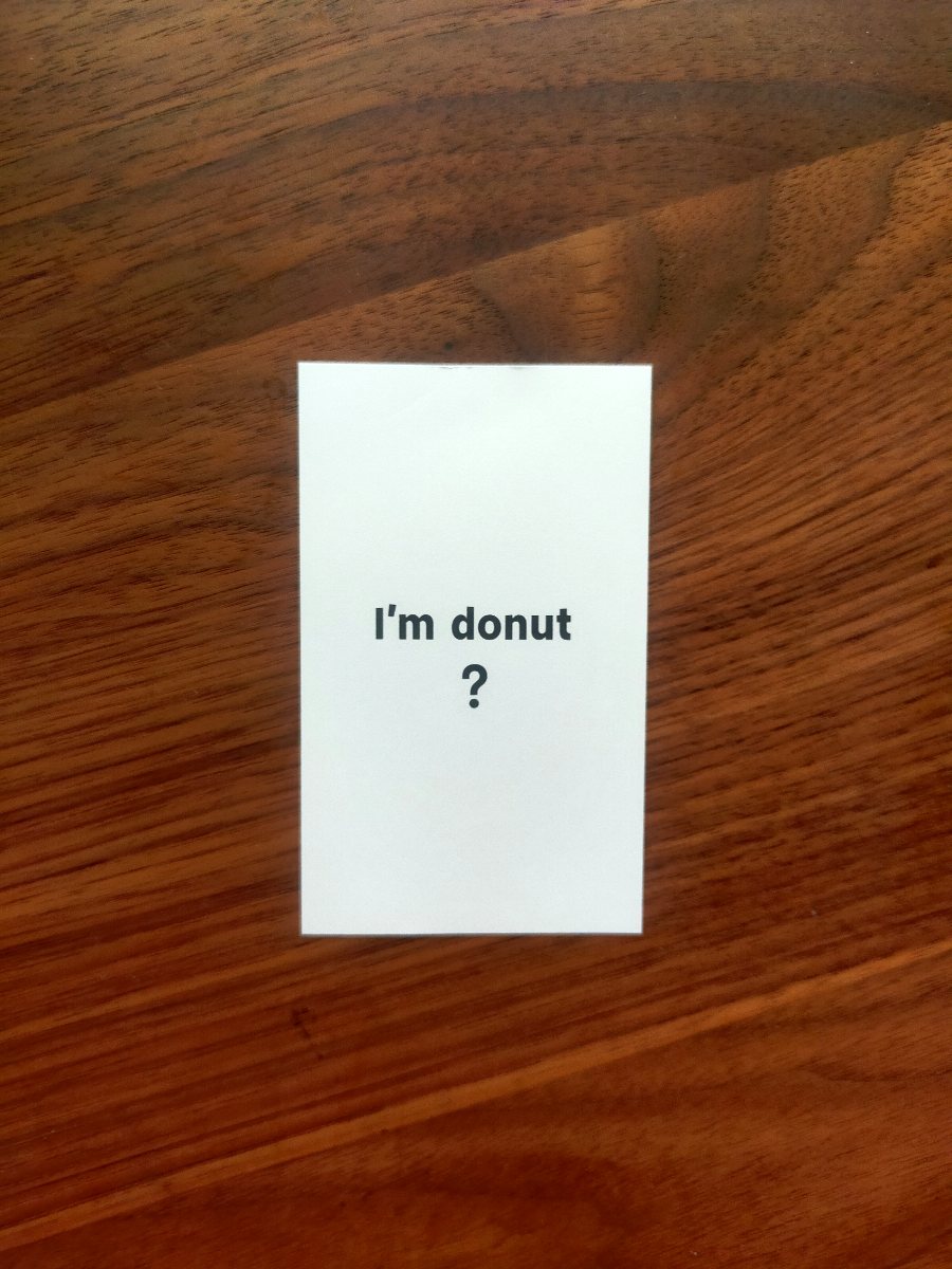 l’m donut ?